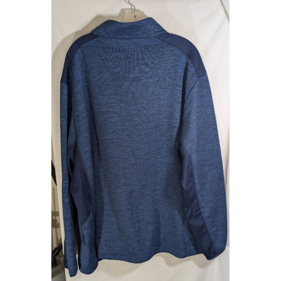 Pro Tour Pullover 1/4 Zip Blue Men's Long Sleeve Pocket Detail Size 2X - Picture 4 of 10